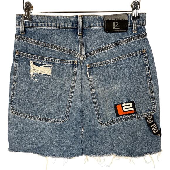 Levi's Silvertab Reworked Skirt Size 30 100% Cotton Denim - Picture 2 of 6